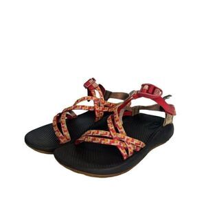 Chaco Womens Multicolor Strappy Buckle Comfort Slingback Sandals Size US 6